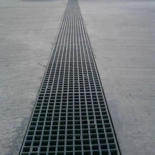 Frp Drain Grating - Fiberglass Reinforced Plastic, Various Sizes Available - Polished Surface Treatment, Heavy Load Capacity For Industrial Use