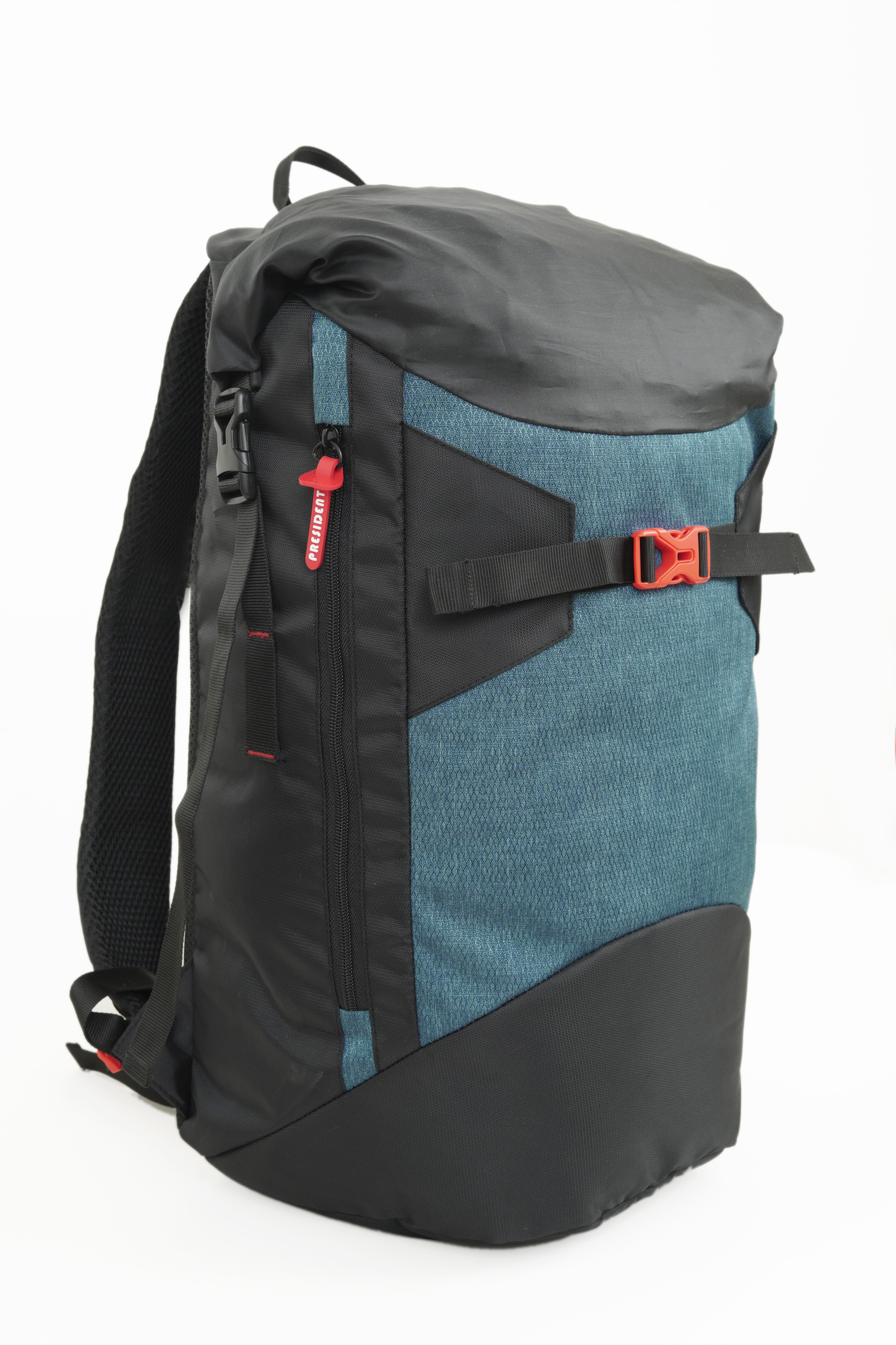 Infinite Bag - 35 Ltr Capacity, Blue Color | Customized Design, Durable Handles, Secure Zip And Closure