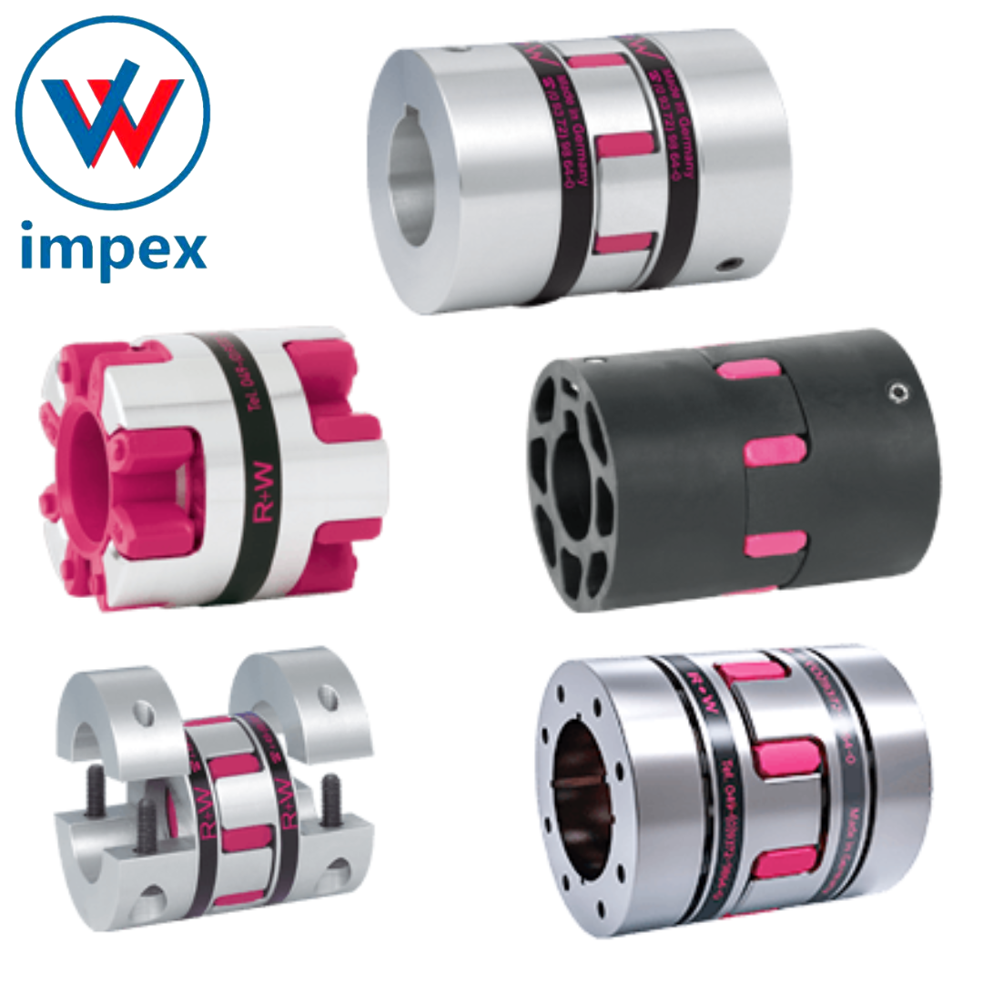 R+w Precision Coupling - Metal Bellows Series Bk, 15 - 10,000 Nm Torque Capacity, Absolutely Backlash-free, High Dynamic Performance, Easy Assembly, Universal Application