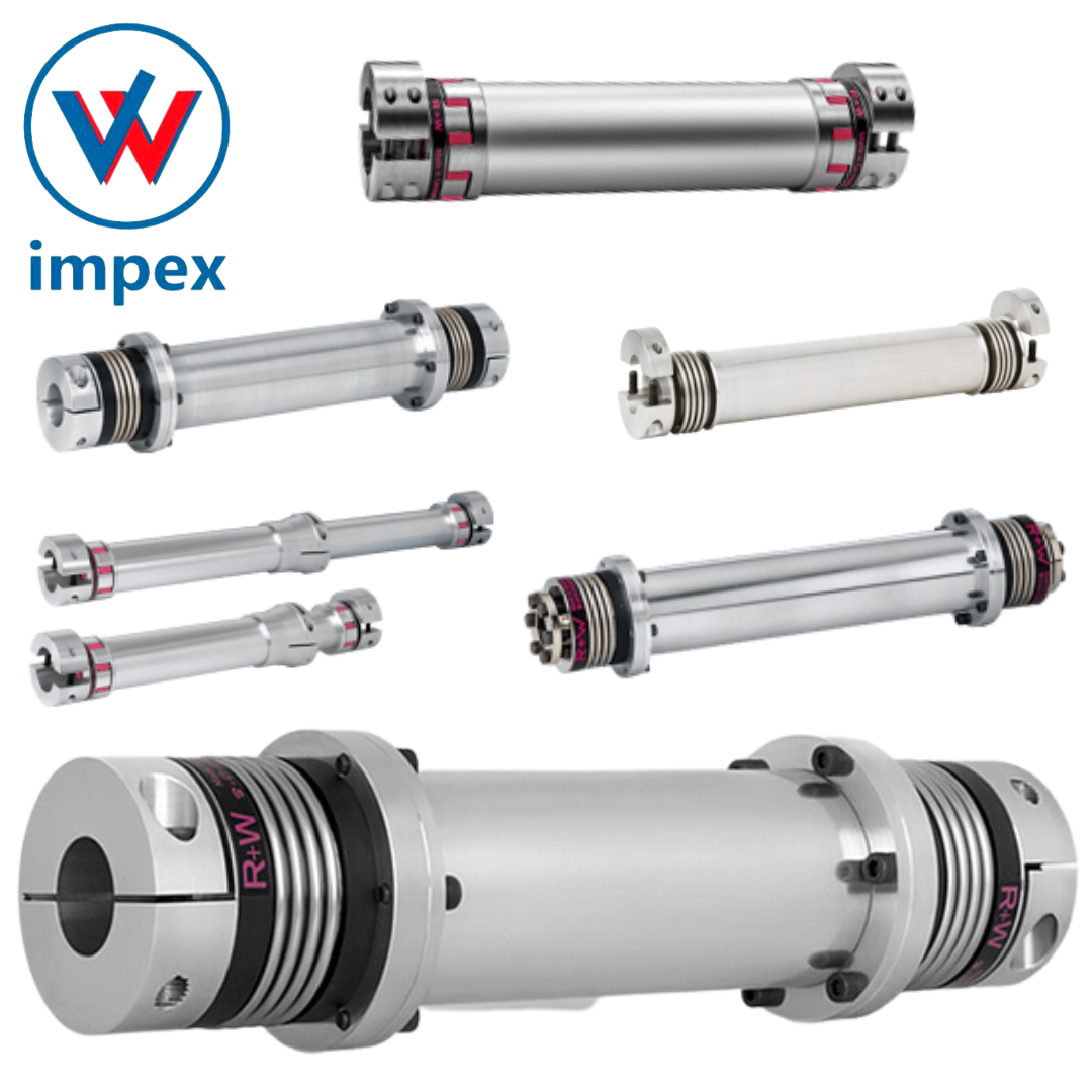R+w Precision Coupling - Metal Bellows Series Bk, 15 - 10,000 Nm Torque Capacity, Absolutely Backlash-free, High Dynamic Performance, Easy Assembly, Universal Application