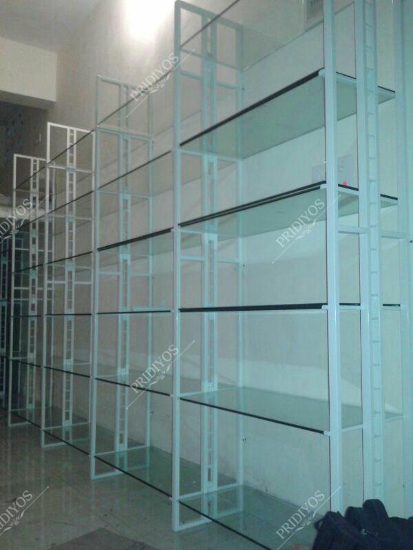 Glass Panel Display Racks