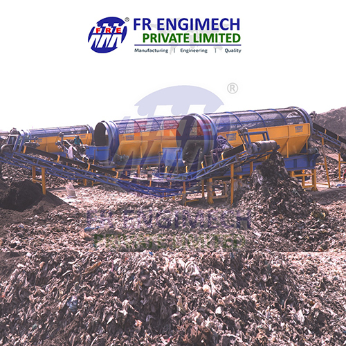 Solid Waste Treatment Plant - Mild Steel, Blue-Yellow Color | Automatic PLC Control, Electric Drive, 1-Year Warranty