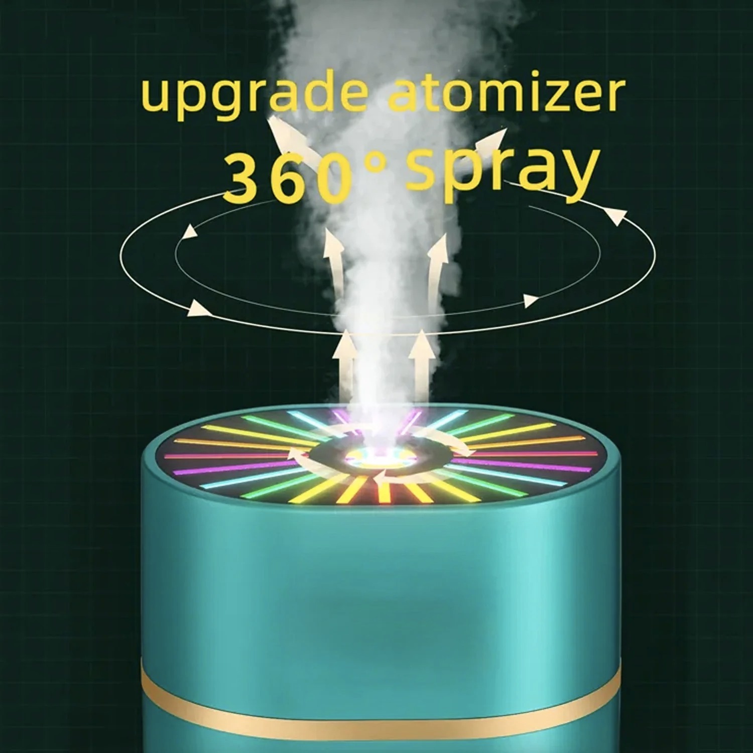 Humidifier With Colourful Light