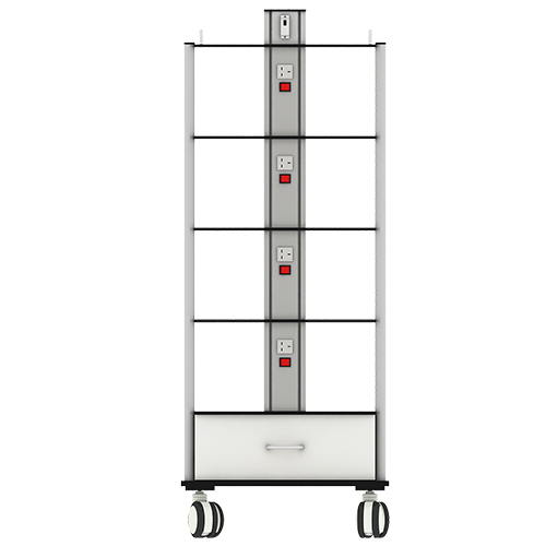 Portable Monitor Trolley Commercial Furniture