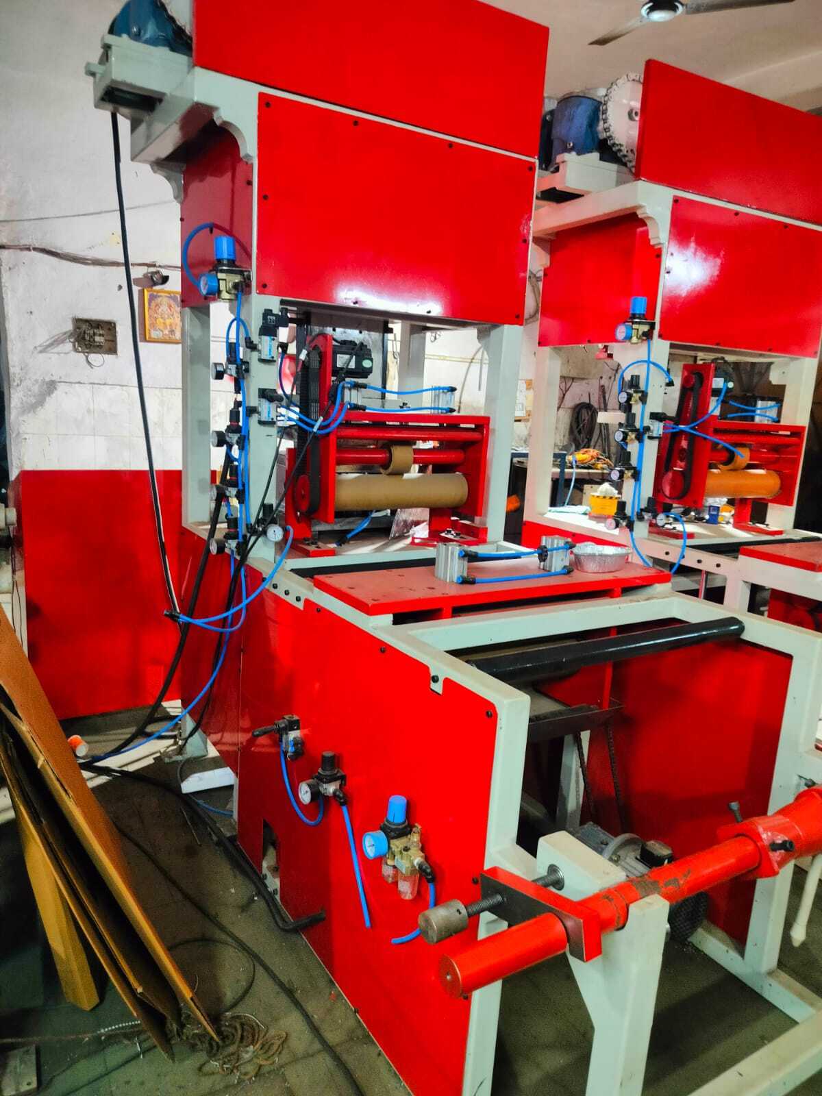 Aluminium Foil Container Machine - Color: Blue
