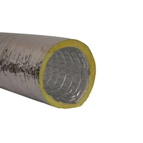 Air Conditioning Insulation Roll - Aluminum Film + PE Film + Polyethylene, 20 m Roll Length, Silver Color, 30 mm Thickness, -30 to 200 Degree C Temperature Resilience