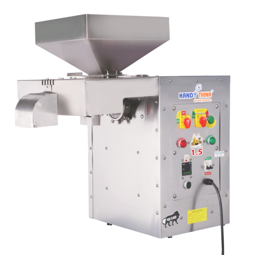 Sunflower Oil Press Machine - Semi-Automatic, Computerized | White Color, Warranty Included, Versatile Type