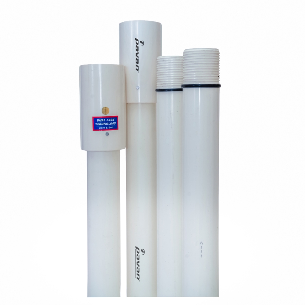 व्हाइट Upvc सबमर्सिबल पाइप्स