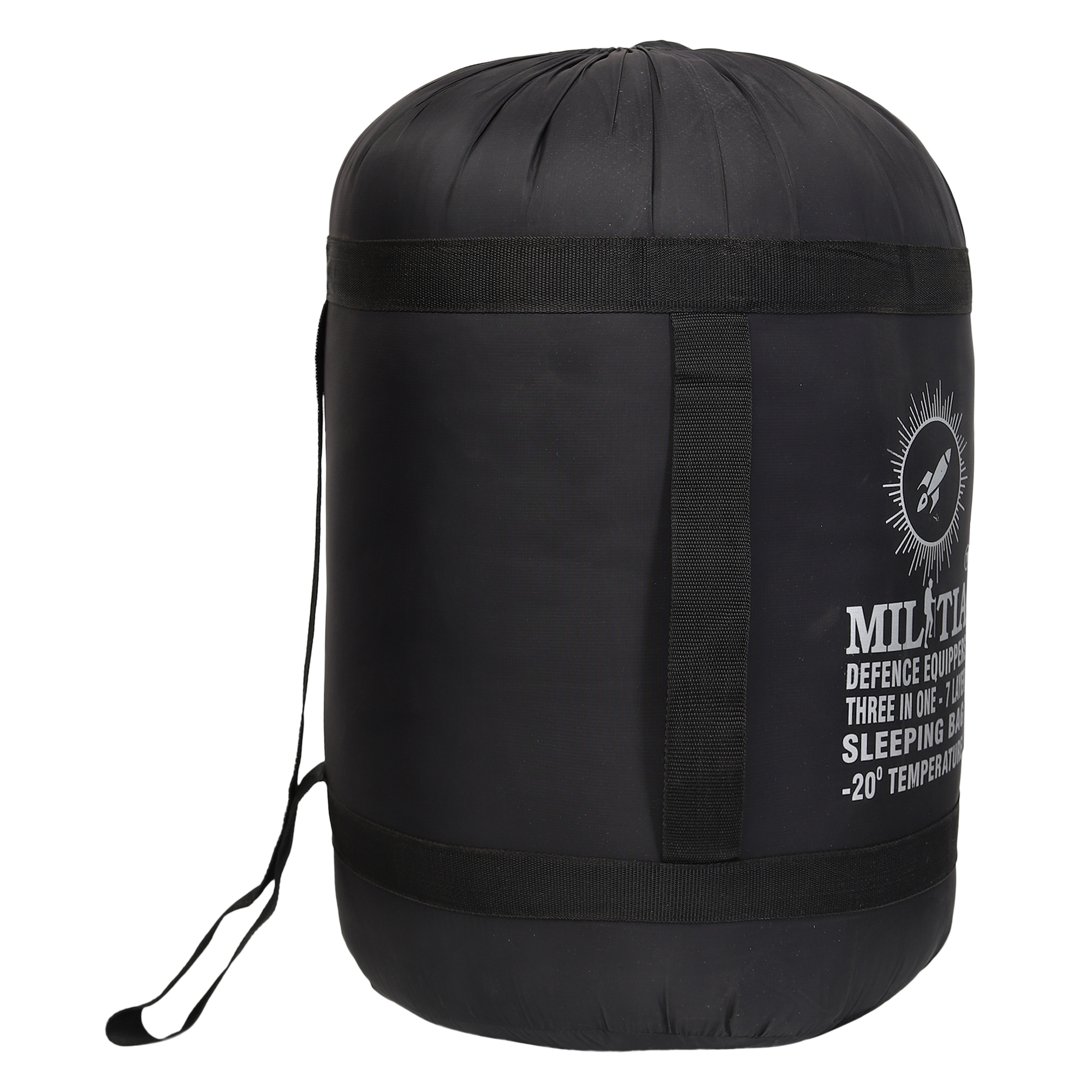 Militia Sleeping Bag 3 In One - Color: Black