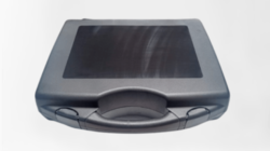 High Impact Polypropylene Tool Box - 421x290x100 Mm | Glossy Black, Customizable Foam Options, Portable Design, Button Closure