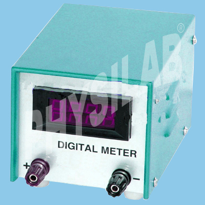Digital Panel Meter - Tough Case, 3-Digit Display, 13 mm Characters, 1.999mA AC to 199.9mV DC Range, Sea Green | Operates on 12V Mains, 0.3% Accuracy