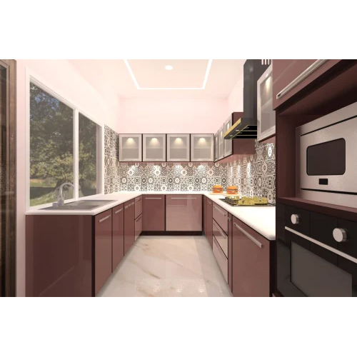 Customize Wooden Modular Kitchen