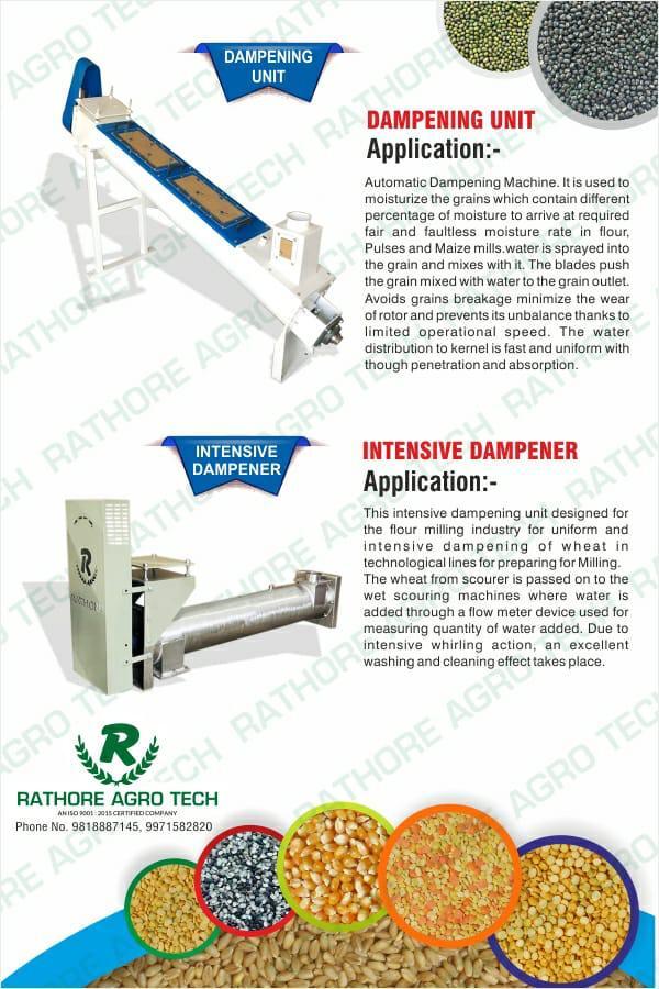 Dampening Unit Paddle Type - Stainless Steel, White Color , Industrial Use, Non-automatic Design