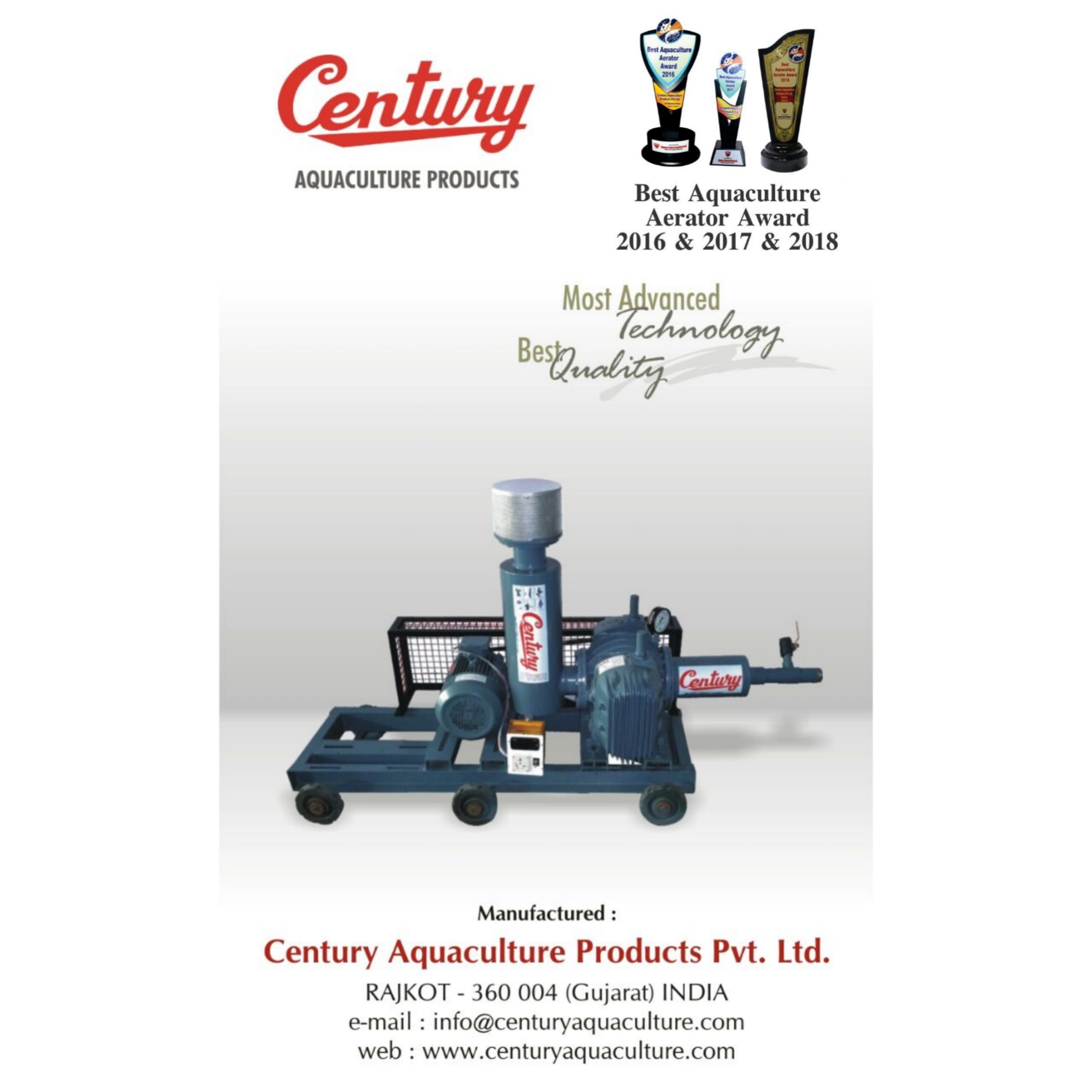 Root Blower - Cast Iron, 1-10 Hp | Variable Airflow, Low Noise, Easy Operation, High Efficiency, Low Maintenance, Compact Size, Durable Design