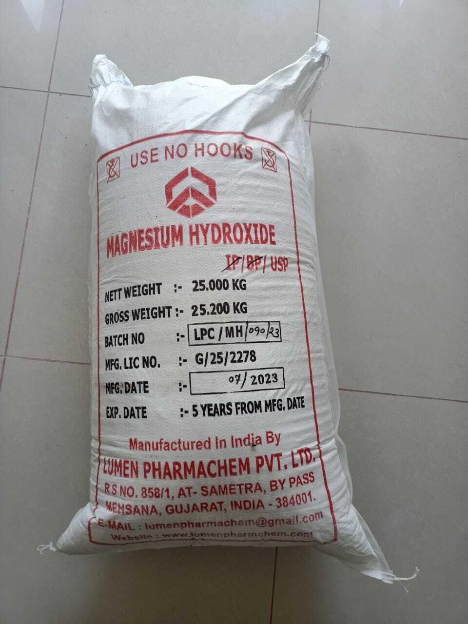 Magnesium Hydroxide Ipbpusp - Purity: High