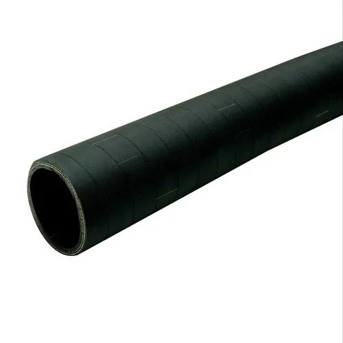 Rubber Round Hose - Rigid Rubber, Different Sizes Available | Industrial Usage, Warranty Included