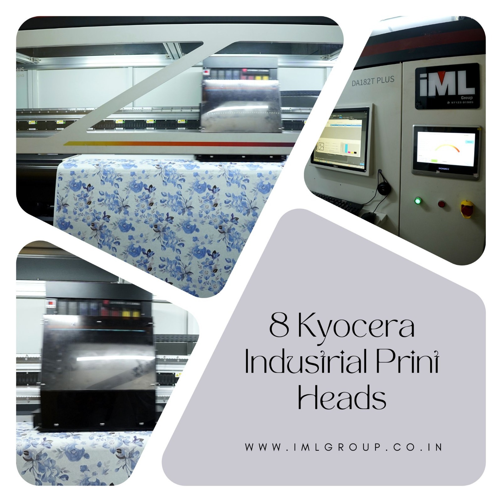 Textile Sublimation Printer - Industrial Kyocera Heads, High Speed Multicolor Printing | New Condition, Ideal For Industrial Applications