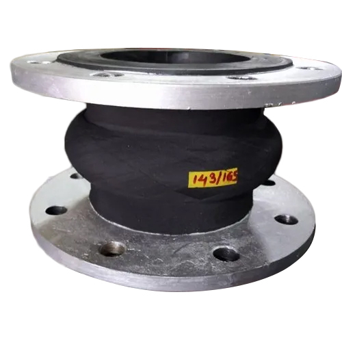 Rubber Expansion Joint - Stainless Steel , Different Sizes Available, Galvanized Surface Treatment, Welding Connection, Casting Technique