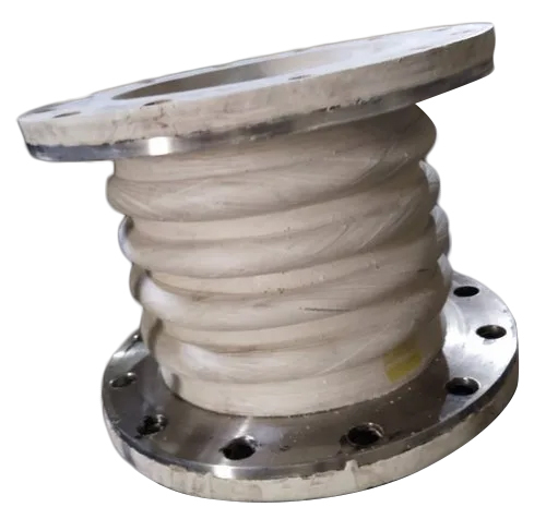 Rubber Expansion Joint - Stainless Steel , Different Sizes Available, Galvanized Surface Treatment, Welding Connection, Casting Technique
