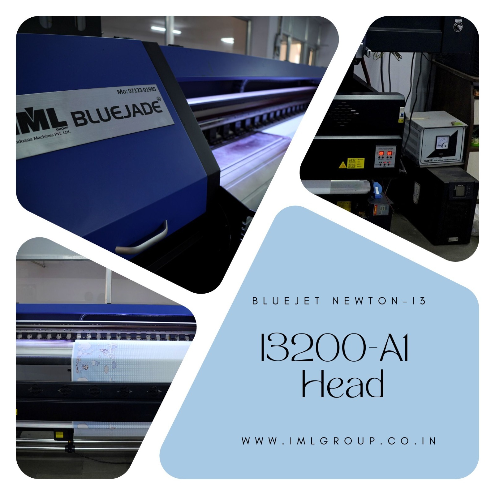 Textile Sublimation Printer 3 Head - Application: Industrial