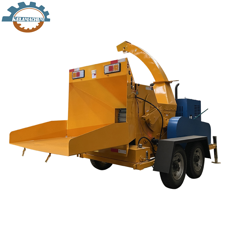 Hy-6130 Branch Crusher For Wood Or Cattle Feed - Capacity: 1-2 T/hr