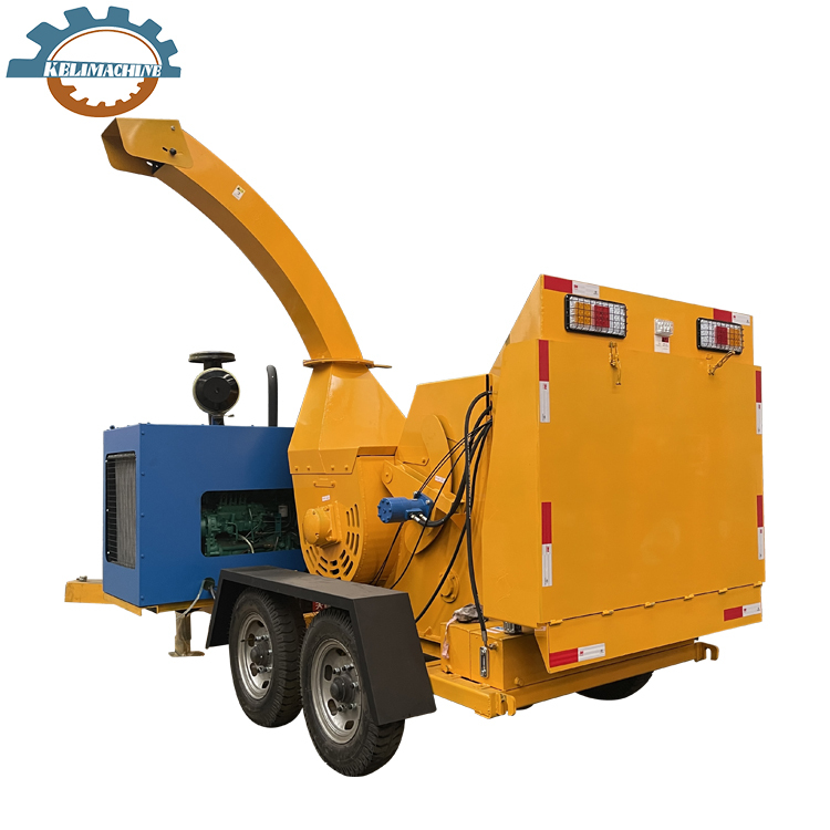 Hy-6130 Branch Crusher For Wood Or Cattle Feed - Capacity: 1-2 T/hr