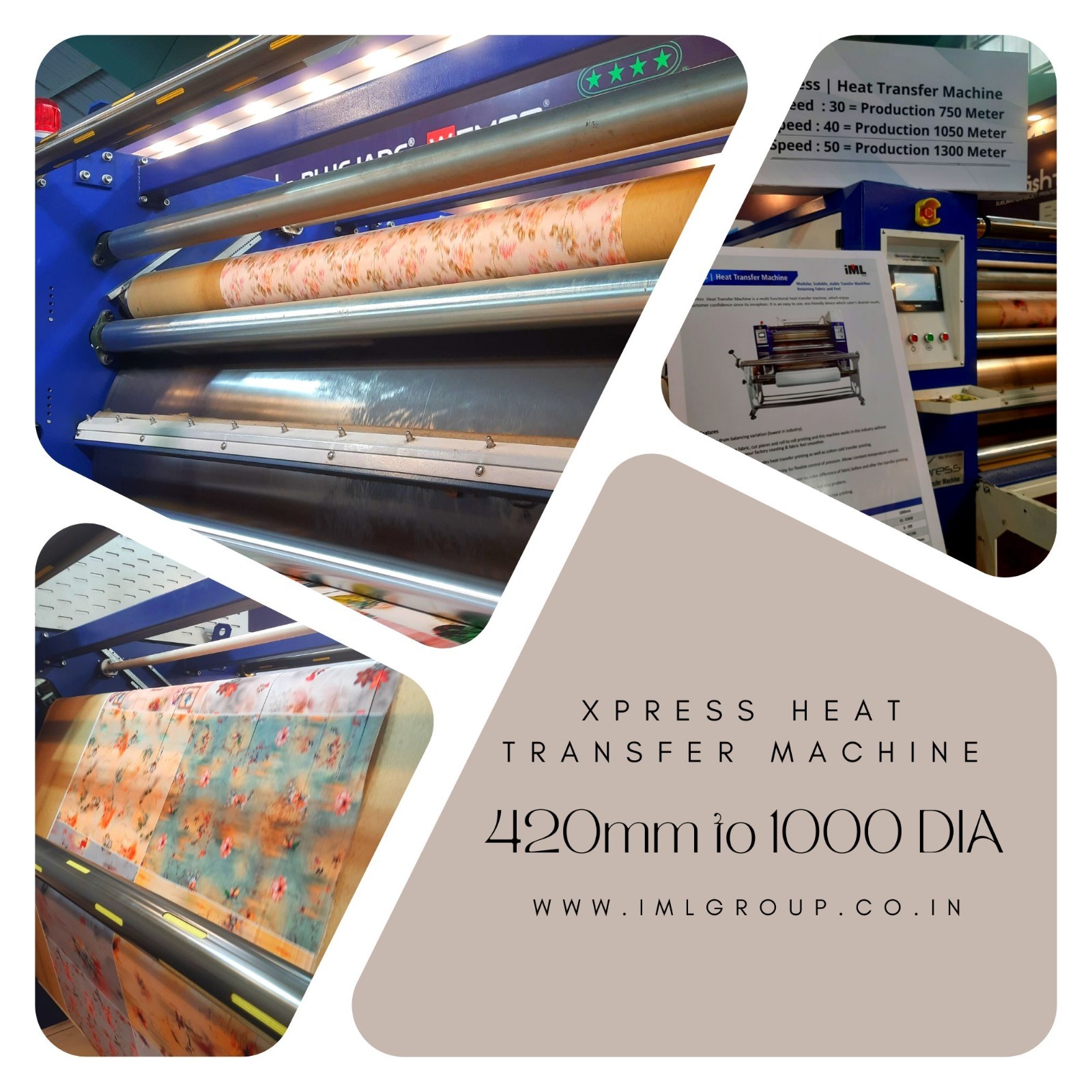 Heat Transfer Sublimation Printing Machine - 600 Mm Dia
