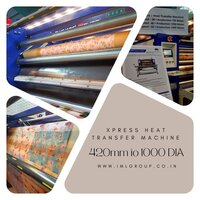 हीट ट्रांसफर सब्लिमेशन प्रिंटिंग मशीन - 800 मिमी व्यास