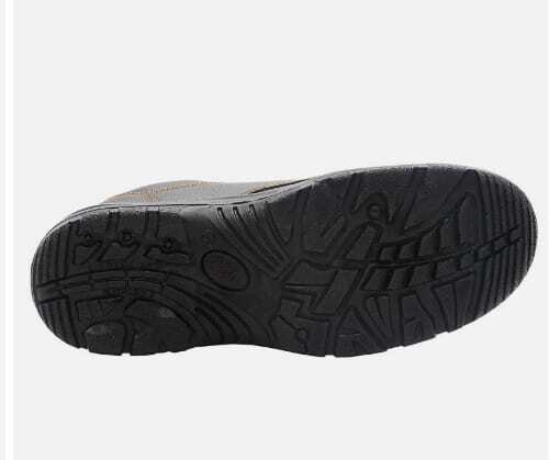 Acme Atom Safety Shoe - Barton Grain Buffalo Leather, Black, Regular Rise | Steel Toe, High Ankle, Ce & Isi Certified