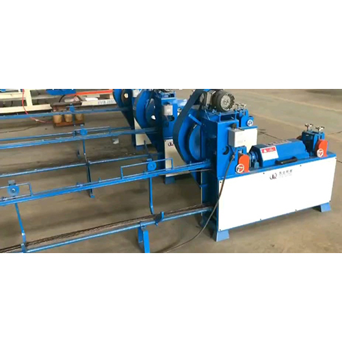 Industrial Wire Straightening Machine - Color: White And Blue