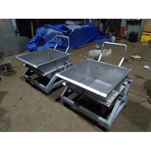 Stainless Steel Scissor Trolley - AISI Grade Durable Design | Polished Finish, Customized Shape, Heavy Lifting Efficiency