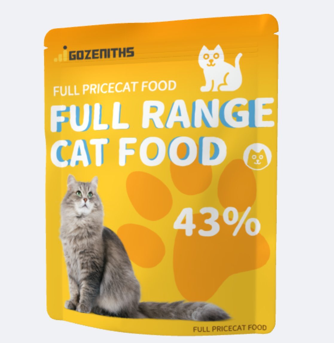 Pet Food Packaging Pouches - Laminated Material, Custom Sizes Available , Resealable Closure With Attractive Designs For Freshness And Quality