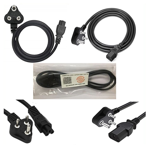 12.5M Laptop And Desktop Power Cord - Color: Black
