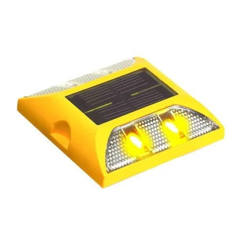 Solar Road Stud - Plastic Material, Different Sizes Available, Multicolor | Road Safety Feature, High Quality with Warranty