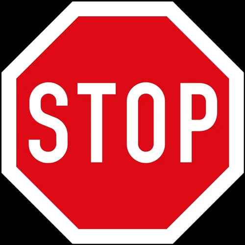 मल्टीकलर ट्रैफिक साइन बोर्ड