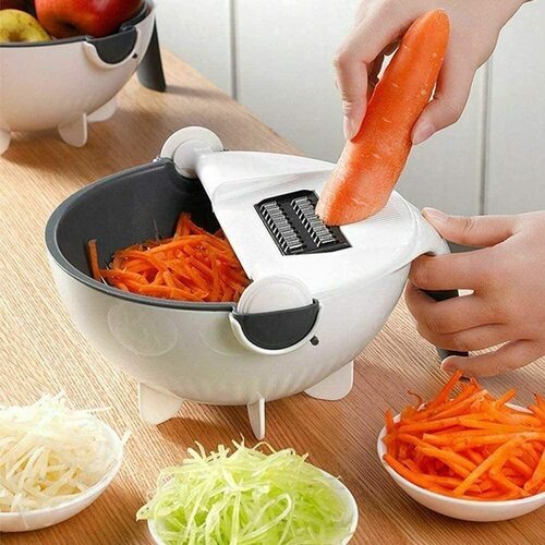 Vegetable Cutter Basket -9 In 1