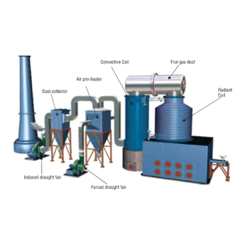 Steam Boiler Coil Type Globalheat Thf - Color: Blue