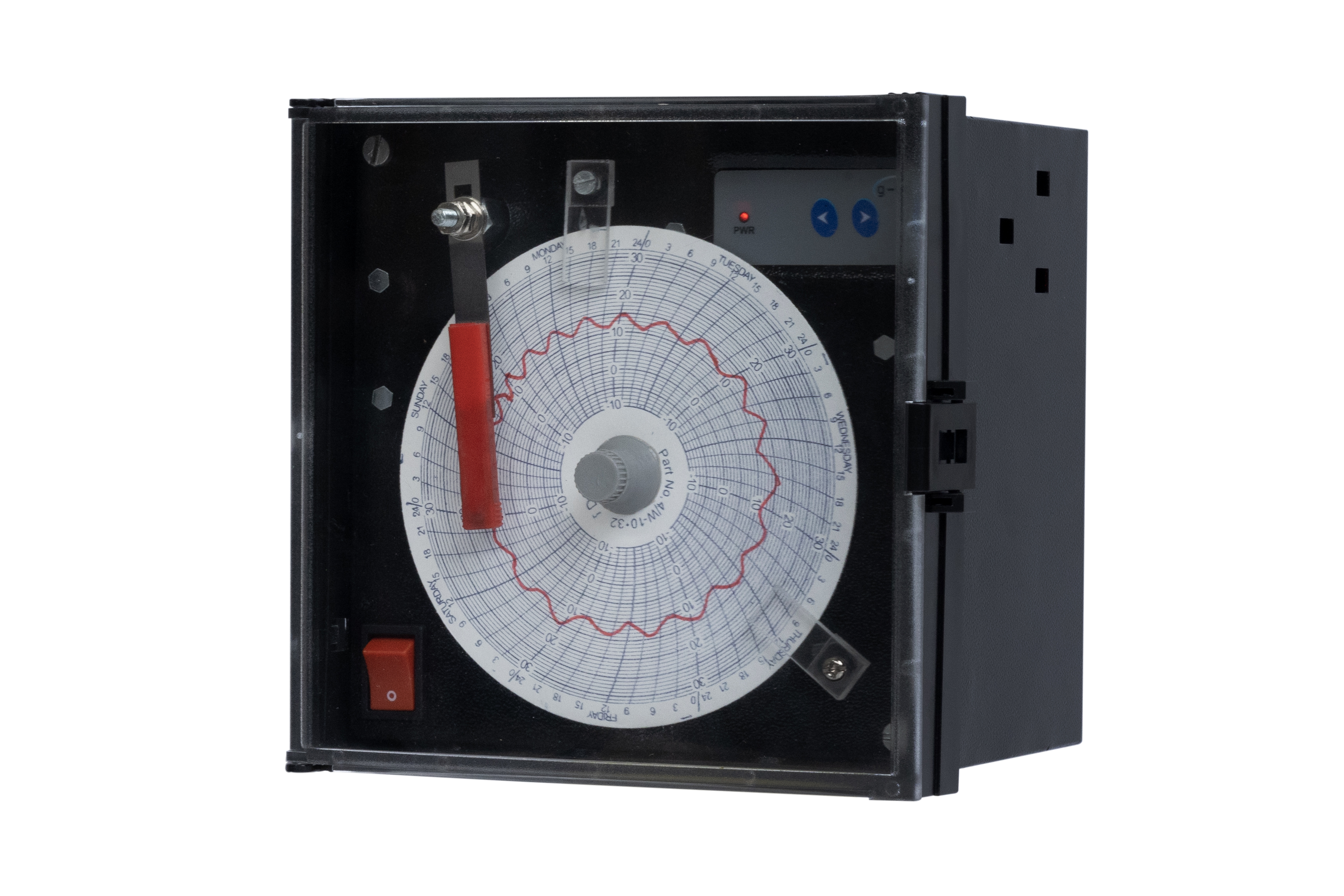 4 Inch 1 Pen Circular Chart Recorder Without Display Inktype - Accuracy: +/- 0.5% Fsd  %