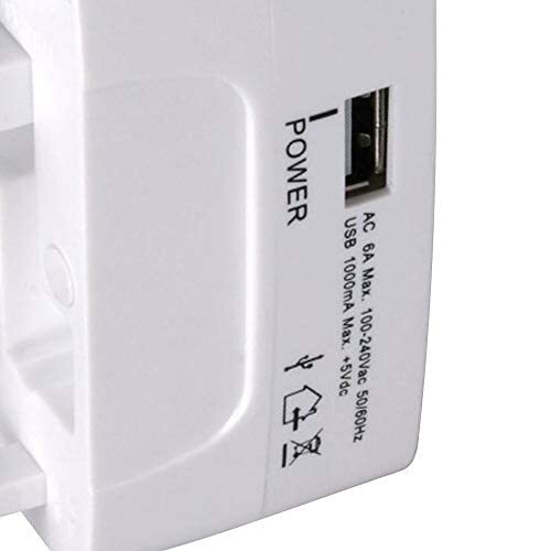 Universal Travel Adaptor With Build In Usb Charger Port With Surge/spike Protector Mx 2731a