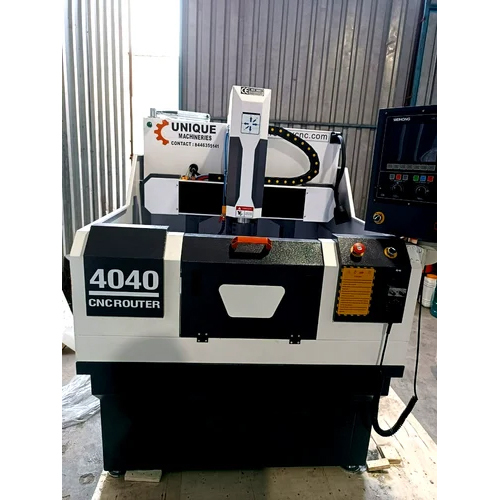 Cnc Metal Engraving Machine - Stainless Steel Automatic Operation | Electric Power Source Ideal For Industrial Use
