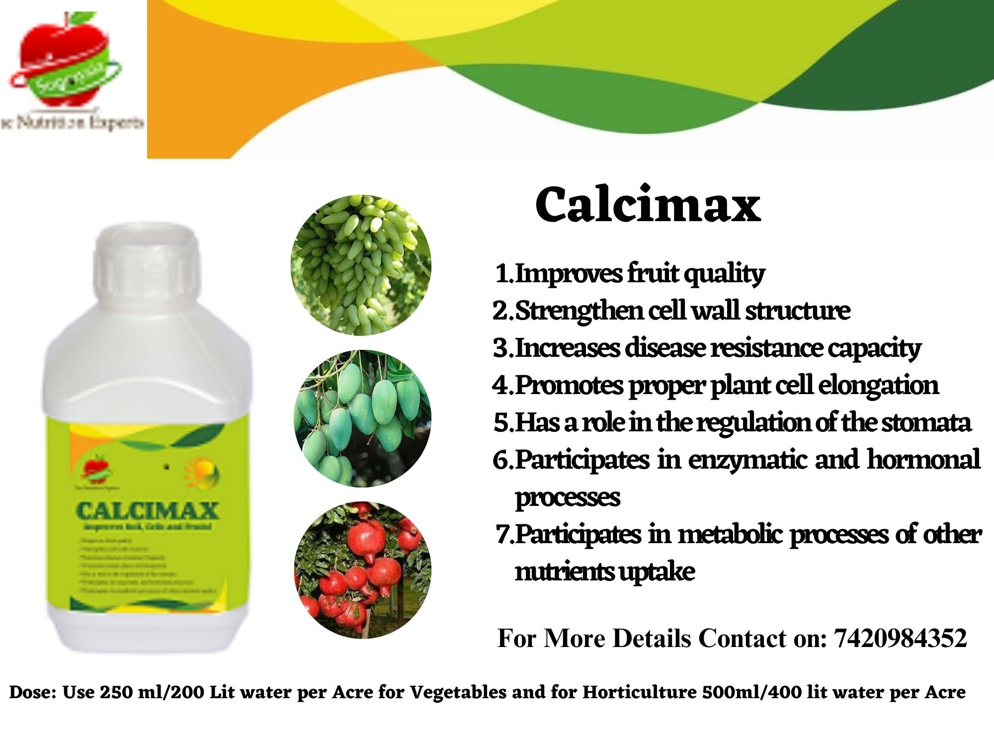 Secondary Nutrient Grade: Agriculture