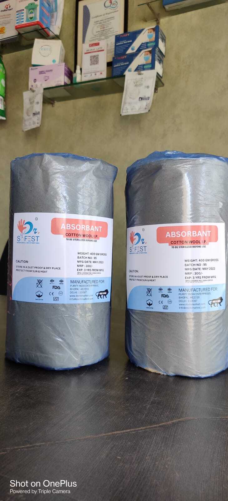 White Medical Surgical Cotton Roll