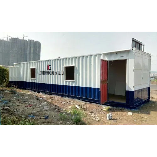 White Portable Building Cabin