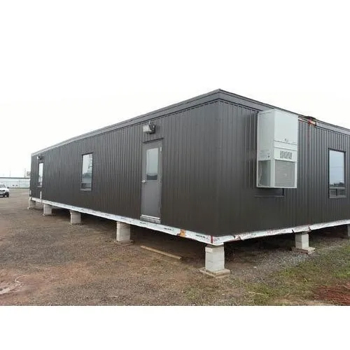 ग्रे पोर्टेबल बंक हाउस केबिन