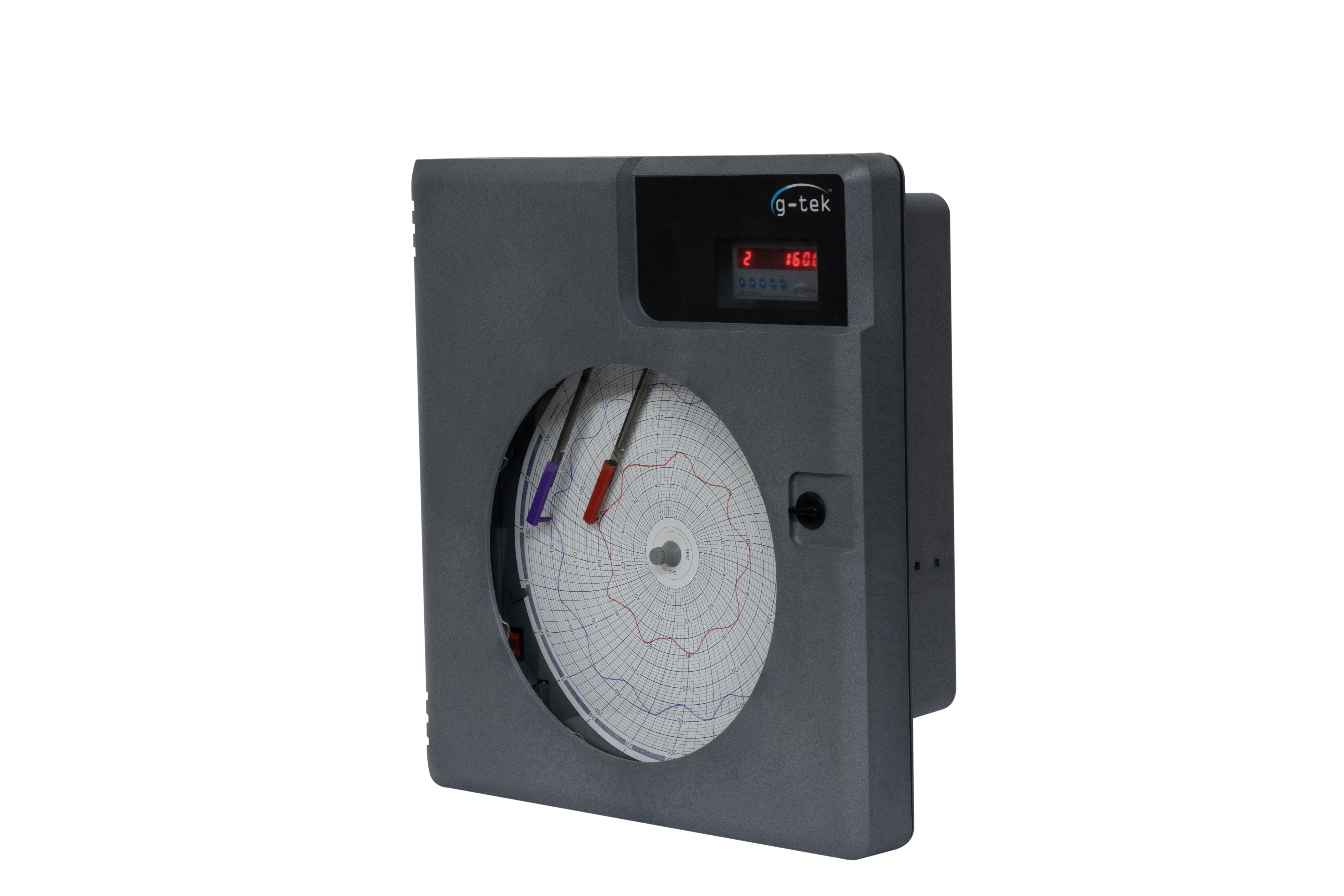 11 Inch 2 Pen Circular Chart Recorder With Display Accuracy: A A 0.5%fsda A 1 Digit %
