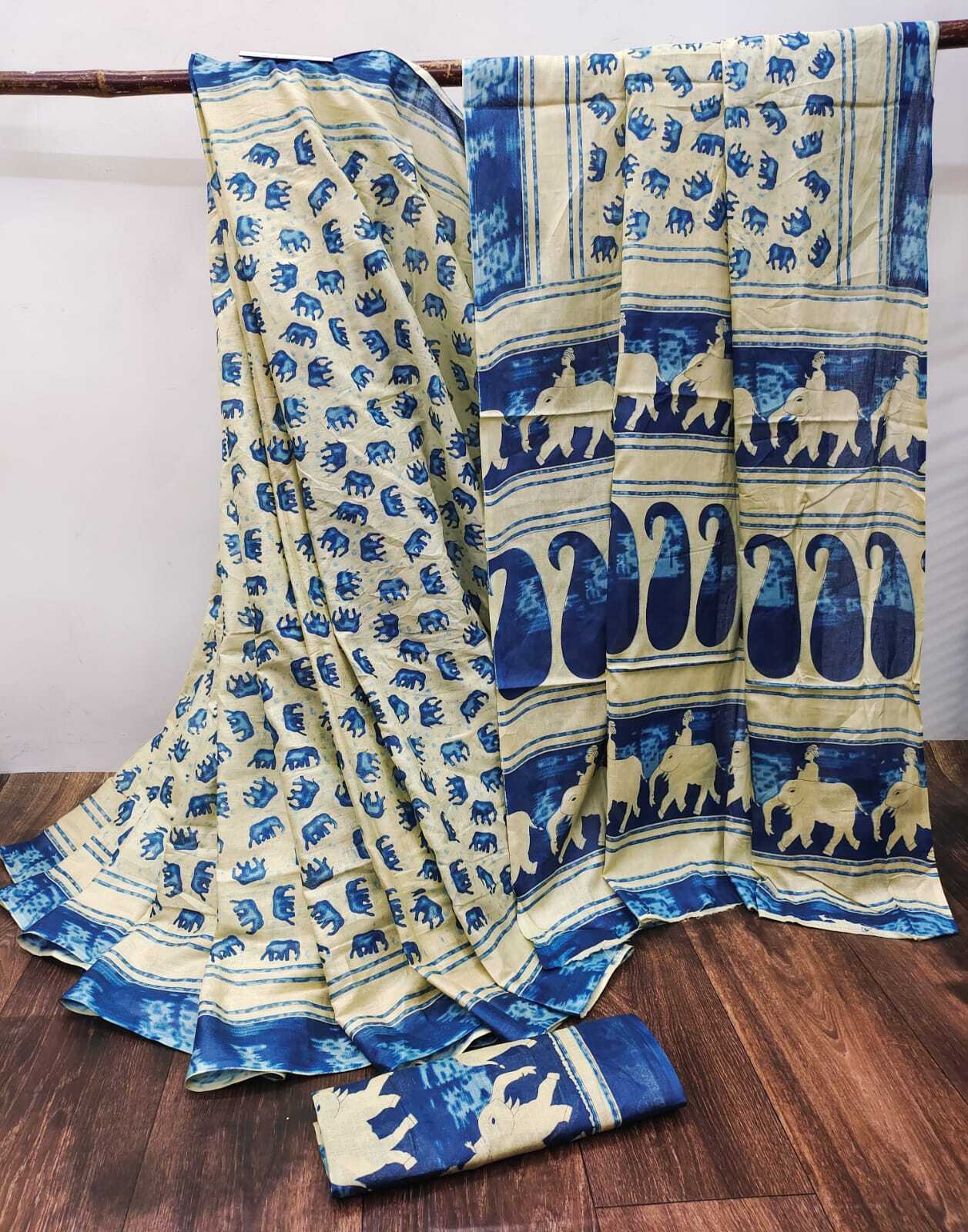 Mulmul Cotton Saree - Occasion: Casual