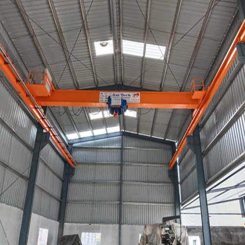 Single Girder EOT Crane - New Condition, Semi Automatic Operation , Emergency Stop Feature, Ideal for Industrial Usage