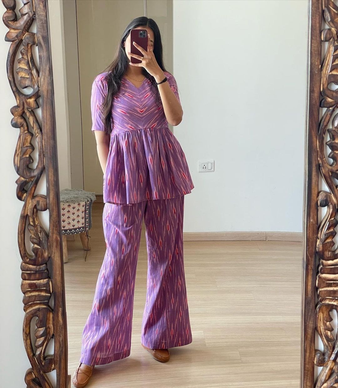 Western Cord Set - Rayon Printed Top Length 33 Inch, Plazo Length 40 Inch | Readymade Sizes S-36 To Xxl-44, Full Stitched Design