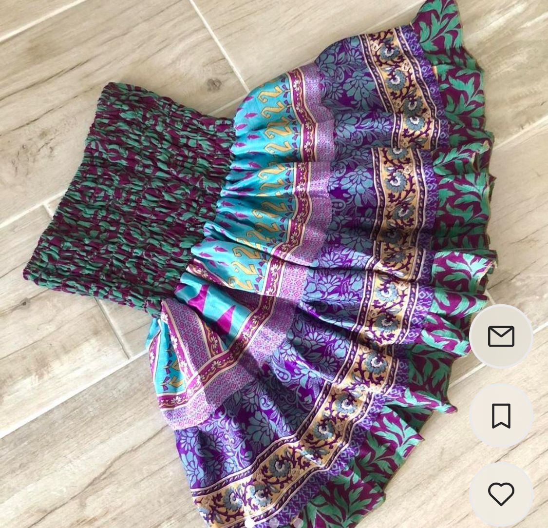 Ladies Gypsy Mini Skirts - Assorted Printed Styles, 14 Inch Tiered Casual Design