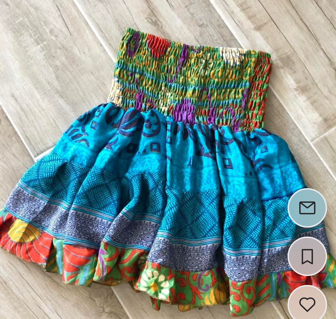 Ladies Gypsy Mini Skirts - Assorted Printed Styles, 14 Inch Tiered Casual Design